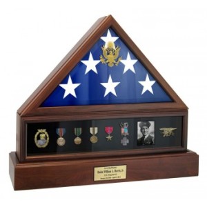 Military memorial urn.